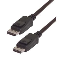 低烟无卤DisplayPort线缆，公头/公头，黑，0.5米的图片
